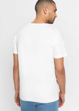 B.P.C t-shirt męski biały z nadrukiem M.