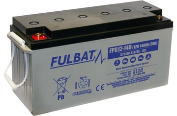 Akumulator Fulbat FPG12-140 GEL żelowy 12V 140Ah