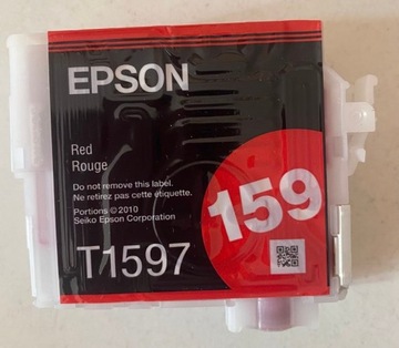 EPSON WKŁAD TUSZ T1597 RED ORYGINAŁ PUSTY