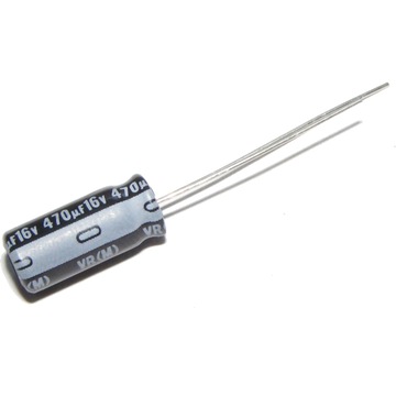Kondensator elektrolit 470uF 16V Nichicon x10