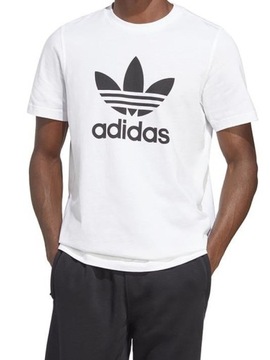 KOSZULKA męska ADIDAS Trefoil IA4816 bawełniana biała t shirt M