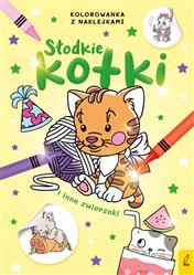 Słodkie kotki i inne zwierzaki z naklejkami
