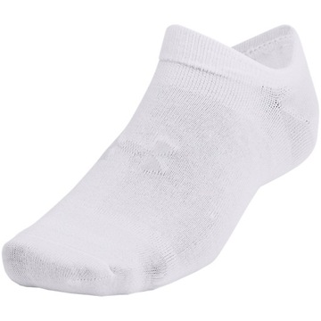 Skarpety Under Armour Essential 6 Pack No Show białe 1382611 100 Skarpety U