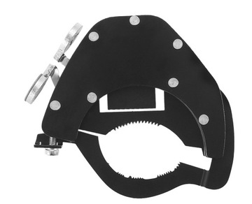 Tempomat motocyklowy uniwersalny z metalu czarny