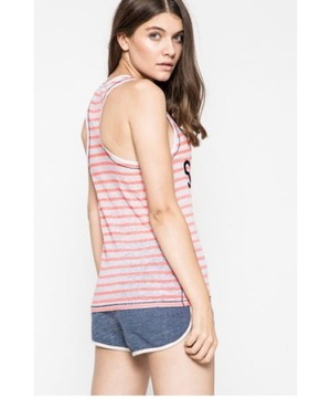 SUPERDRY DWUKOLOROWY TOP PASKI (M)