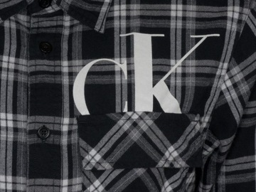 CALVIN KLEIN JEANS koszula męska, kratka flanelowa, M