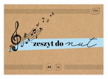 МУЗЫКАЛЬНАЯ КНИГА НОТА, интерпринт А5 16к микс