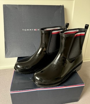 Tommy Hilfiger Kalosze Corporate Elastic Rainboot r.39