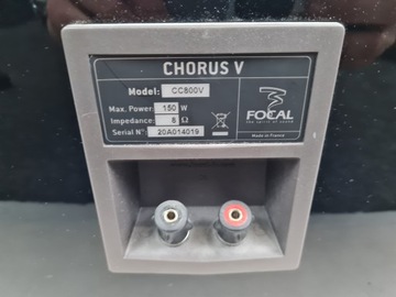 Focal Chorus CC800V — центральный динамик