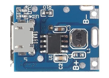 Модуль microUSB Powerbank 5 В 1 А BMS 4,2 В LiIon 0134