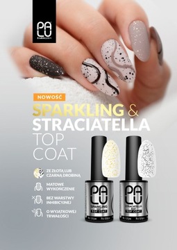 PALU Top Sparkling Matt No Wipe - 11 г с частицами матового золота