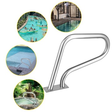 Перила для бассейна VEVOR 81,2x58,4см Нержавеющая сталь