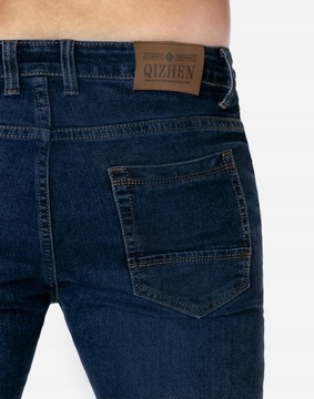 Мужские джинсовые брюки Техасские джинсы Прямые джинсы Темно-синие 5618 W34 L32