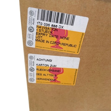 Радионавигация RNS510 1T0035686DX DAB EUROPA