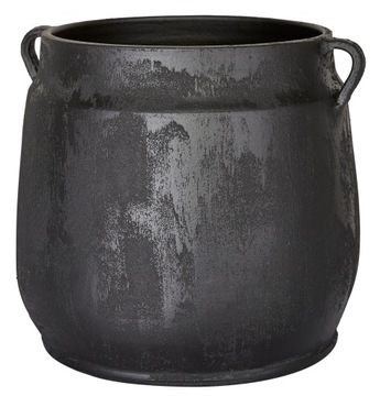 DONICZKA RUSTYKALNA GARNEK CZARNA 31x35cm DZBAN