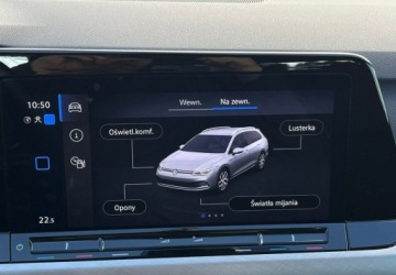 Volkswagen Golf VIII Variant 2.0 TDI 115KM 2023 Volkswagen Golf Salon Polska Parktronic Cyfrowe zegary Navi Tempomat a, zdjęcie 34