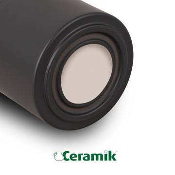 ЦВЕТОЧНЫЙ ВАЗ КЕРАМИЧЕСКИЙ ЦВЕТОЧНЫЙ ВАЗ ЧЕРНАЯ КРЫШКА ДЛЯ ЦВЕТОВ 28 СМ