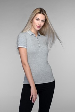 ELEGANCKA koszulka DAMSKA POLO SLIM FIT 253 M