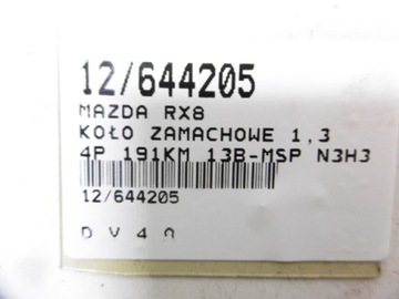 MAZDA RX8 KOLO SETRVAČNÍK N3H3 1,3