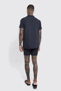 ПЛЯЖНЫЙ КОМПЛЕКТ РУБАШКА В ПОЛОСКУ + ШОРТЫ ДЛЯ ПЛАВАНИЯ BOOHOO L