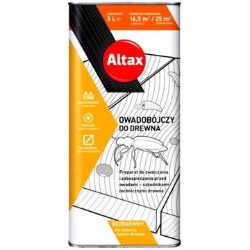 ALTAX HYLOTOX - PREPARAT OWADOBÓJCZY DO DREWNA 5L