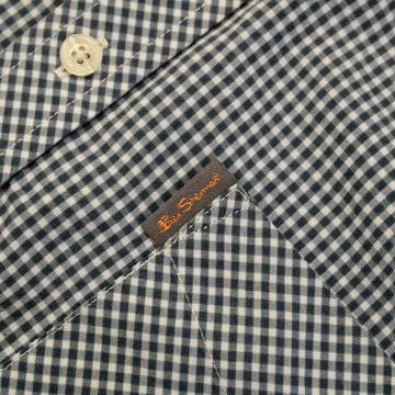 BEN SHERMAN _ PIĘKNA KOSZULA Z LOGO _ M/L