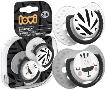 Соска LOVI Salt & Pepper 22/878 3–6 м Серая