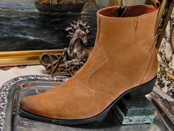 СТИЛЬНЫЕ КОВОВЫЕ БОТИНКИ, ИДЕАЛЬНАЯ КОЖА, CLASSIC CHOPER 45