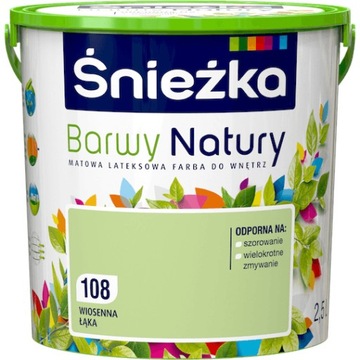 FARBA ŚNIEŻKA BARWY NATURY WIOSENNA ŁĄKA 2,5L