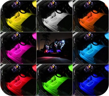 СВЕТОДИОДНОЕ ОСВЕЩЕНИЕ САЛОНА АВТОМОБИЛЯ RGB