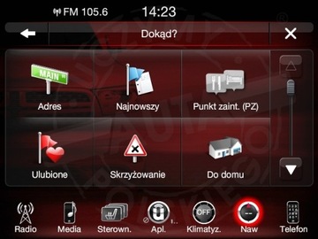 DODGE DURANGO UC84 ПОЛЬСКОЕ МЕНЮ РАДИО КАРТА США-ЕС