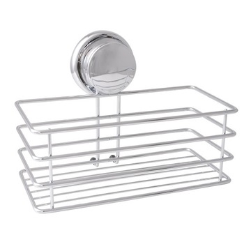 Półka łazienkowa wisząca ścienna organizer chrom