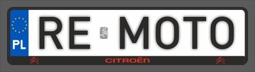 CITROEN Гелевые рамки номерного знака, 2 шт.