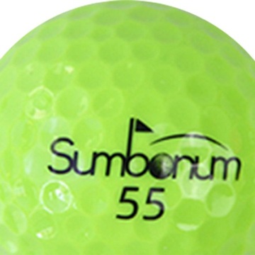 Мячи для гольфа из 3 частей, мяч для гольфа на дальней дистанции для тренировок по гольфу, зеленый