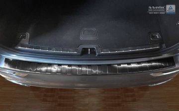 Накладка на задний бампер Volvo XC60 II (Черный)