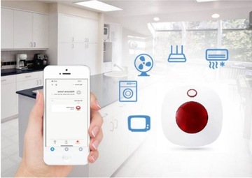BEZPRZEWODOWA SYRENA ALARM 110DB WiFi TUYA POLSKI