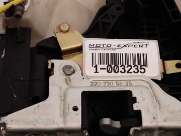MERCEDES S TŘÍDA W220 ZÁMEK DVEŘE PRAVÝ ZADNÍ A2207305835