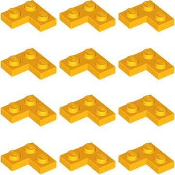LEGO Płytka 2x2 Narożna Jasny Pomarańczowy 6099714 2420 - 12szt