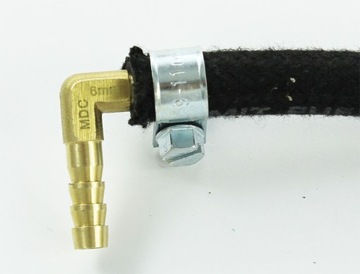 Колено MDC латунное 6мм 90 градусов разъем кабеля шланга