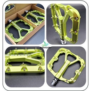 ПЕДАЛИ ПЛАТФОРМЫ Алюминиевый велосипед x 3 герметичных картриджных подшипника