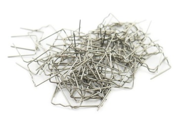 ZSZYWKI do plastiku RS16 100szt płaskie MAŁA FALA 0,6mm do naprawy plastiku
