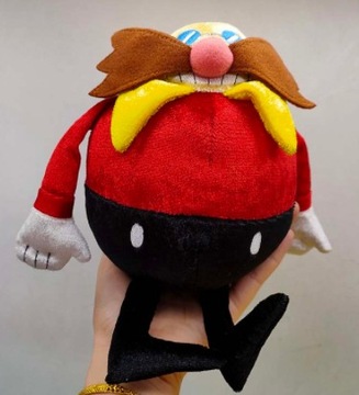 MASKOTKA EGGMAN SONIC HEDGEHOG 22 CM UNIKAT