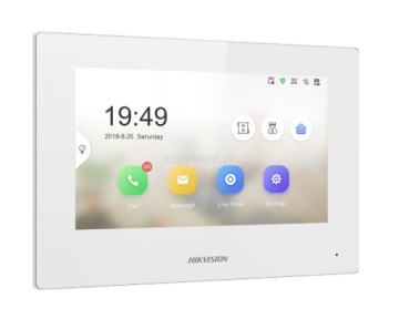 HIKVISION DS-KH6320-WTE2-W монитор видеодомофона БЕЛЫЙ