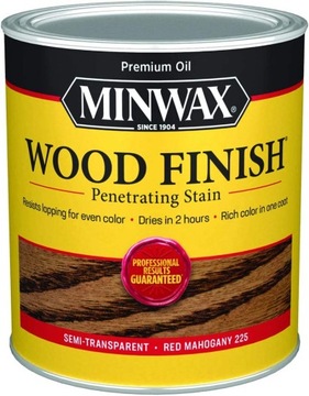 MINWAX Bejca do Drewna - Profesjonalna Jakość z USA 236ml Czerwony Mahoń