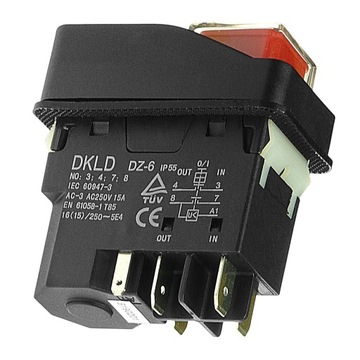 Włącznik wyłącznik betoniarka 250V KLD DZ 250V DKLD KEDU