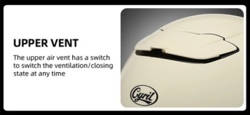 Ретро мотоциклетный шлем Cyril Helmets FF390A белый и черный DOT ECE р. S - 3XL