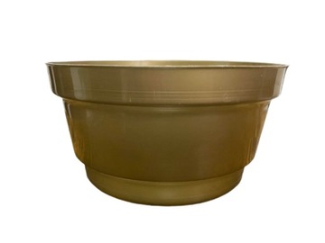 DONICZKA PCV GOLD OSŁONKA IKEBANA PCV FI 20 CM STROIKI KOMPOZYCJE KWIATOWE