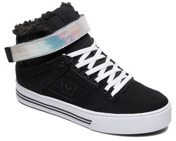 buty DC Pure High -Top V WNT - BS2/Black/Silver
