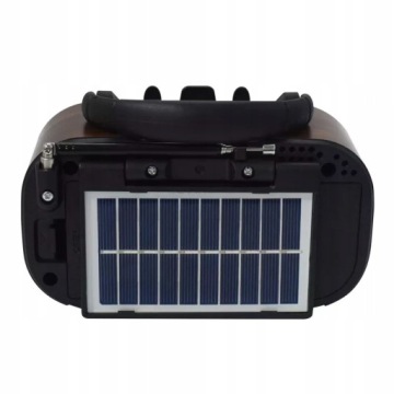 Retropolis AUSTIN Vintage Radio Retro Solar USB microSD Bluetooth 1200mAh