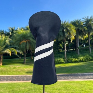 3 деревянных чехла на голову клюшки для гольфа со сменным номером.